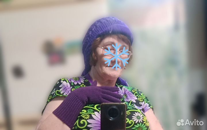 Шапка с длинными ушами