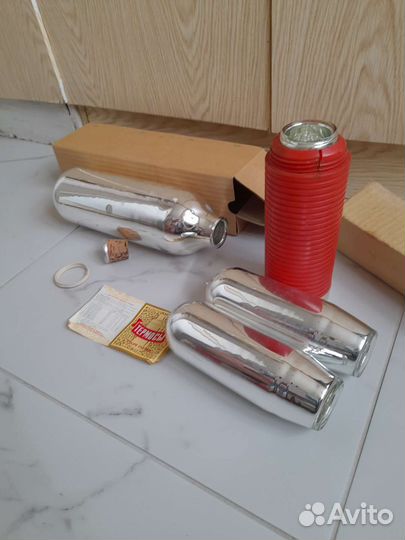 Колба стекло термос, термокружка, банка жестяная