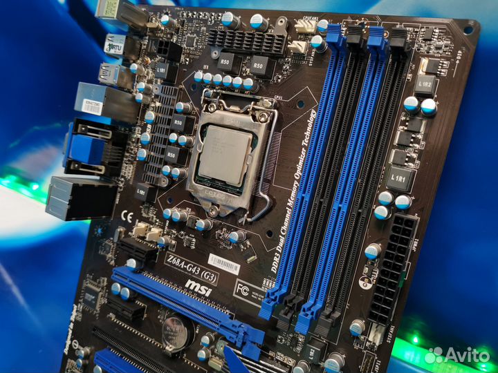 Комплект процессор i5 2500K / MSI Z68A / 16gb