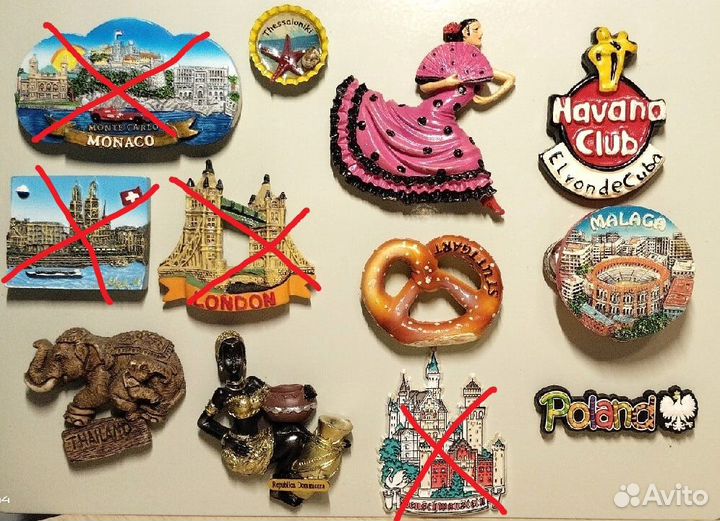 Магниты из разных городов и стран
