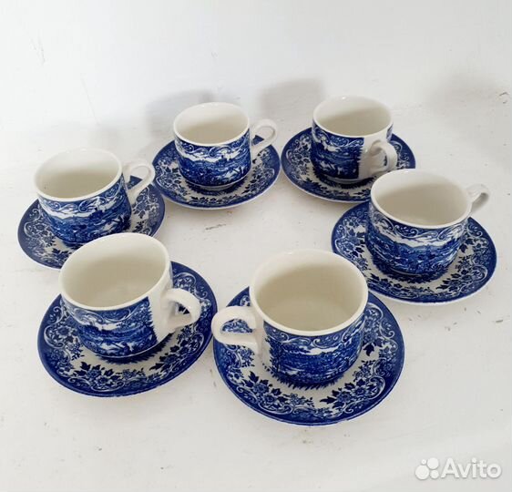 Чайный сервиз. Сервиз на 6 персон. 20 век