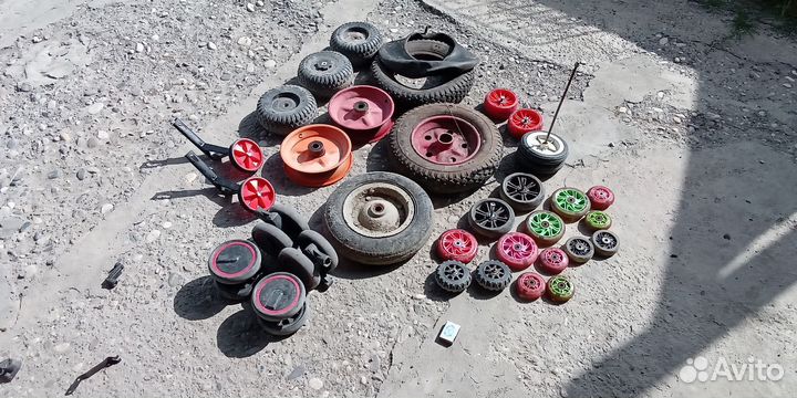 Колеса для садовой тележки