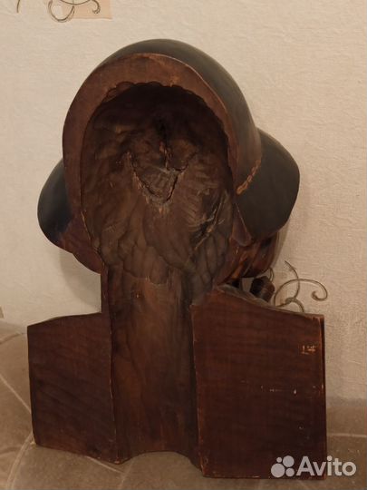 Скульптура Курящий гуцул с люлькой (трубкой)