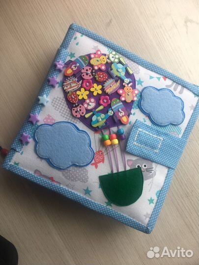 Развивающая книга из фетра