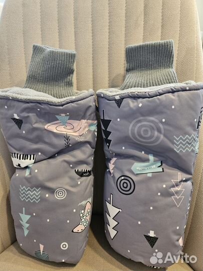 Муфта варежки на коляску мимими