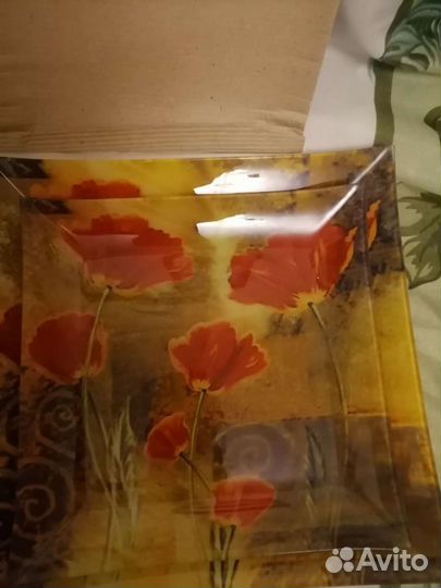 Тарелки квадратные