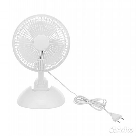 Вентилятор настольный на подставке с прищепкой