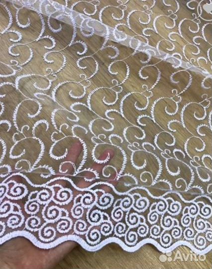 Тюль новый на отрез
