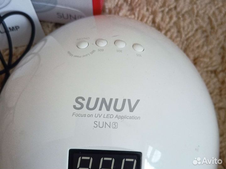 Лампа для ногтей sunuv