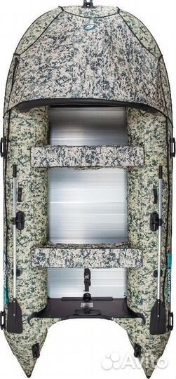 Надувная лодка gladiator C400AL камуфляж