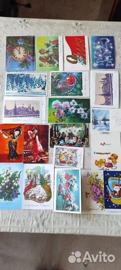 Открытки СССР чистые
