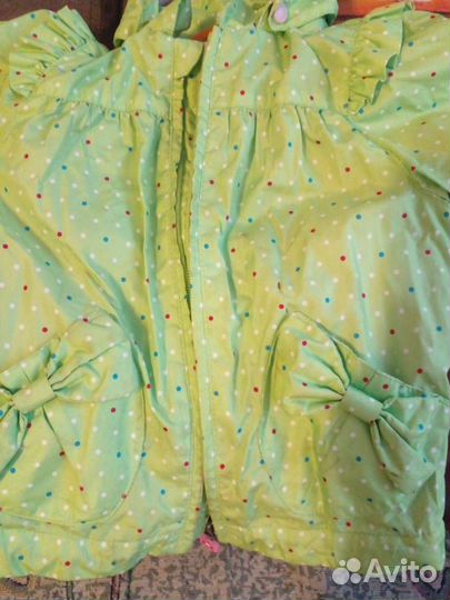 Ветровка куртка для девочки 80