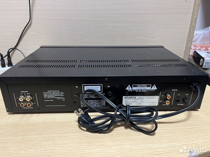 Tascam cd-rw 750 CD рекордер