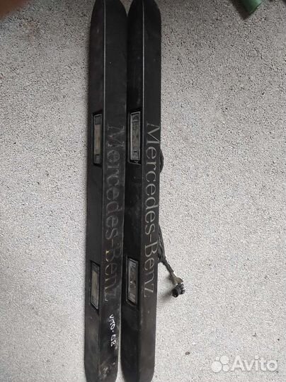 Задняя накладка освещения номера mercedes vito 639