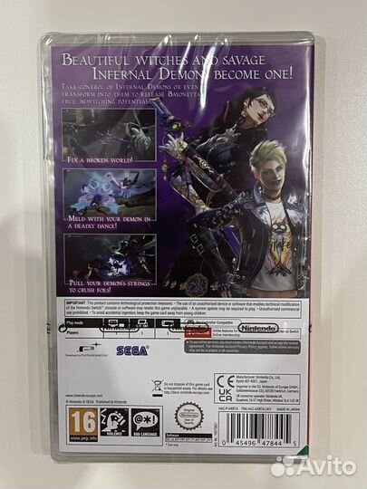 Bayonetta 3 Nintendo Switch новая запечатанная