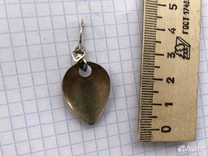 Серьга. Серебро 925 пр