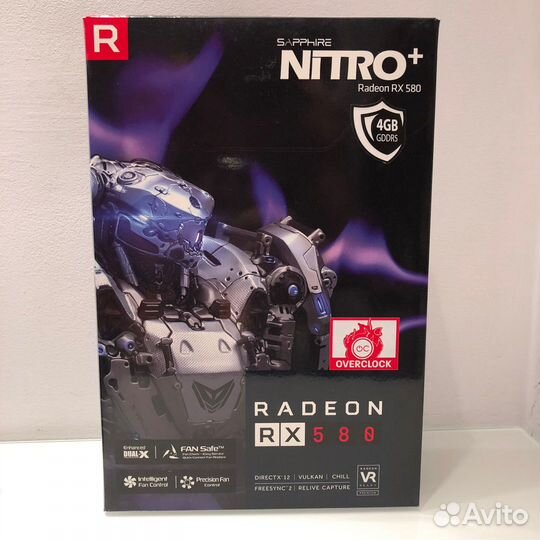 Видеокарта Sapphire radeon rx 580 (4gb)