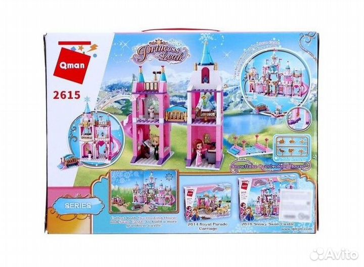 Конструктор Замок принцессы 405 дет Qman 2615