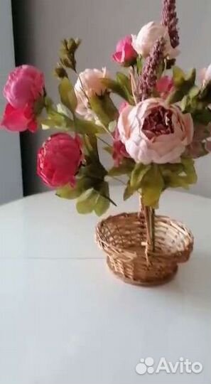 Искусственные цветы пионы