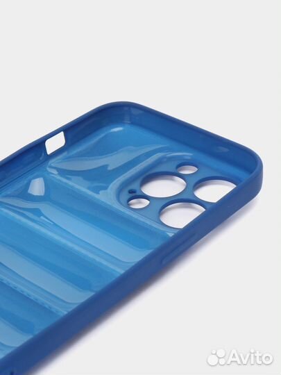 Чехол на iPhone синий (все модели)