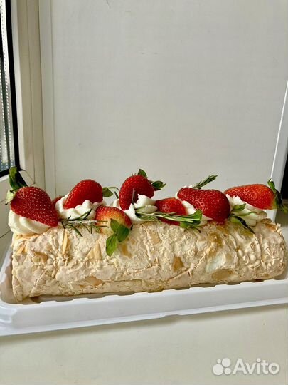 Меренговый рулет