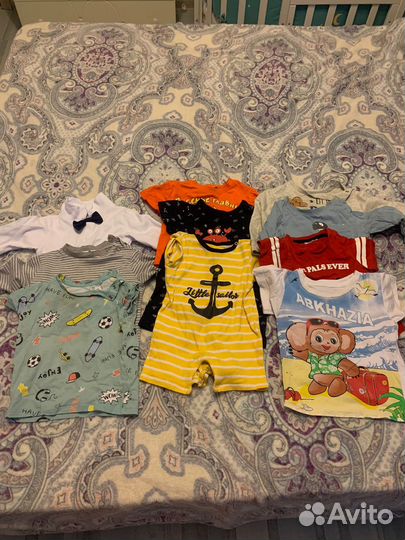 Пакет детских вещей (много) на мальчика 68,74,80