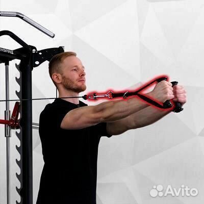 Машина Смита с грузоблоками и турником inspire SCS