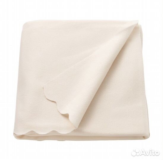 Плед икеа тхоргун, 120 х 160 см, белый