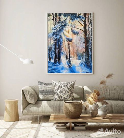 Картина маслом на холсте 