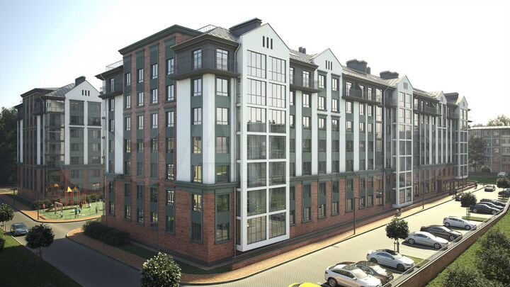 2-к. квартира, 69,2 м², 4/8 эт.