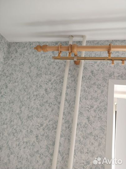 Карниз для штор двухрядные б/у длина 2.50