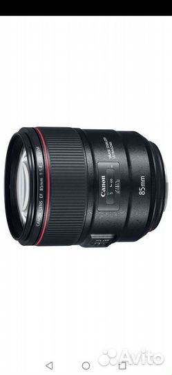 Объектив canon 85mm 1.4