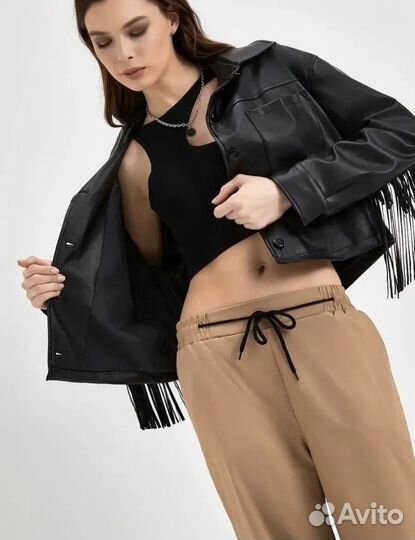 Куртка кожаная женская