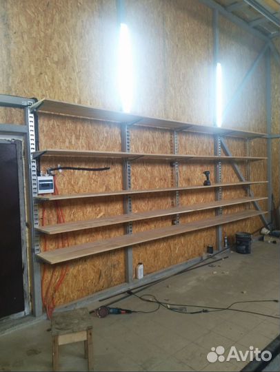 Стеллаж металлический для склада, гаража, пвз