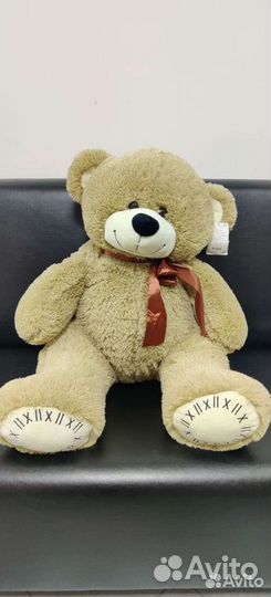Плюшевый медведь кофейный