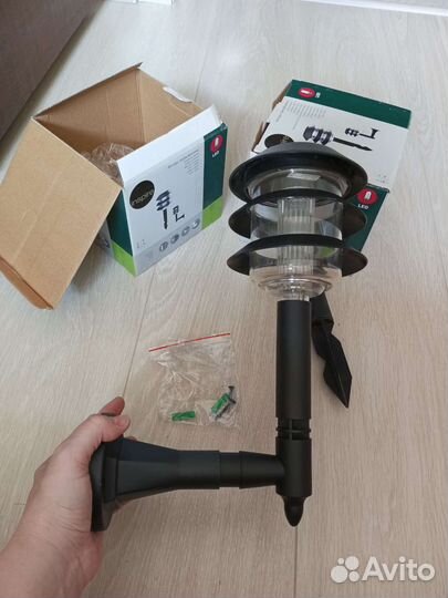 Светильник на солнечной батарее 2 шт