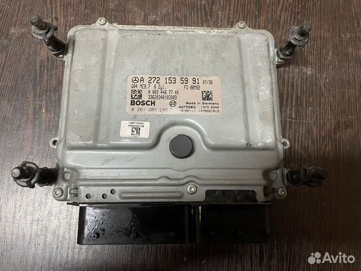 Блок управления двигателем Mercedes W204 W221 M272
