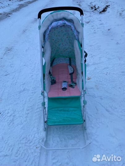 Санки коляска ника