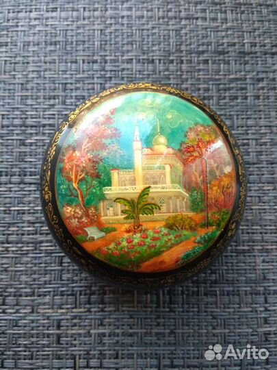 Шкатулка пудреница СССР Мстера