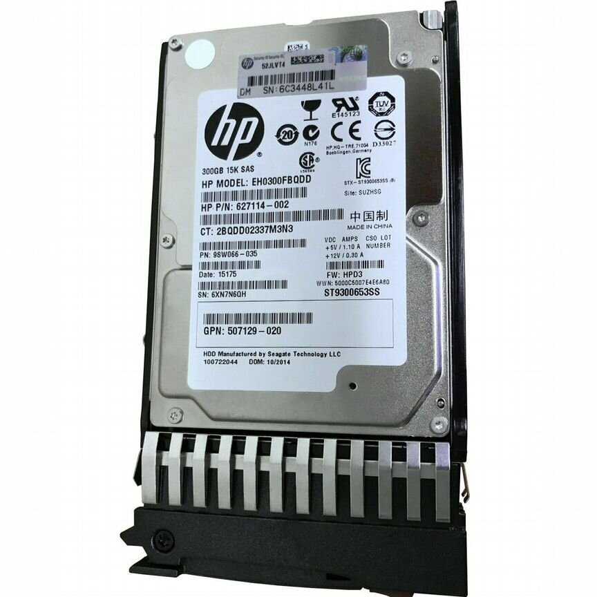[627195-001] Жесткий Диск Hp 300gb Sas 2,5" Hdd 627195-001