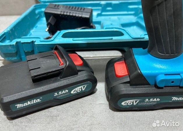 Шуруповерт Makita 26v с набором бит Гарантия