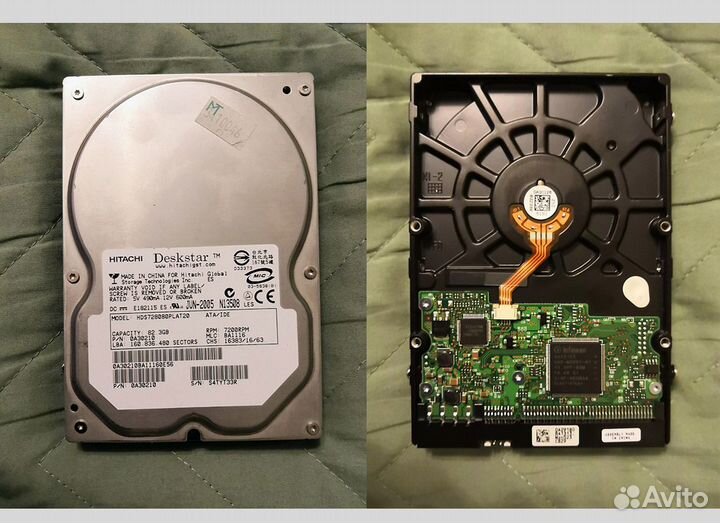 HDD IDE не рабочие: 40; 15; 1,7 менее гига