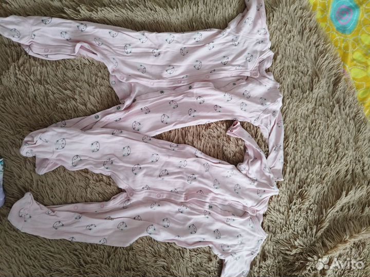 Вещи пакетом на девочку 68-80