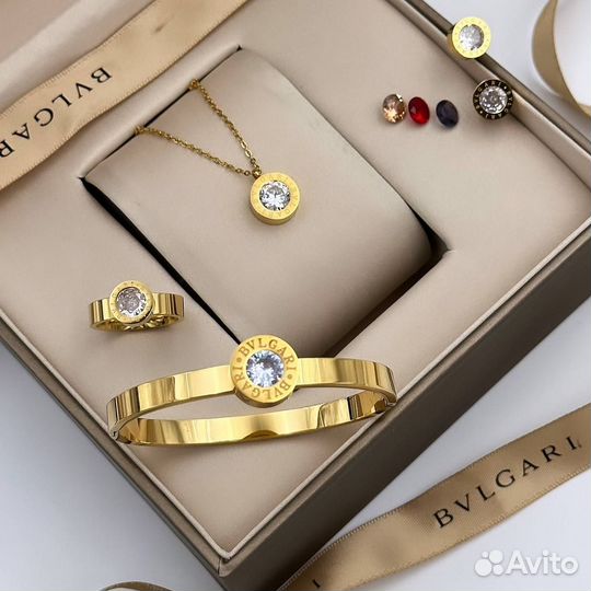 Bvlgari Браслет, Кольцо, Серьги, Подвеска