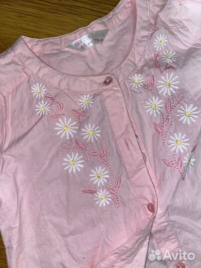 Детская рубашка для девочки 116