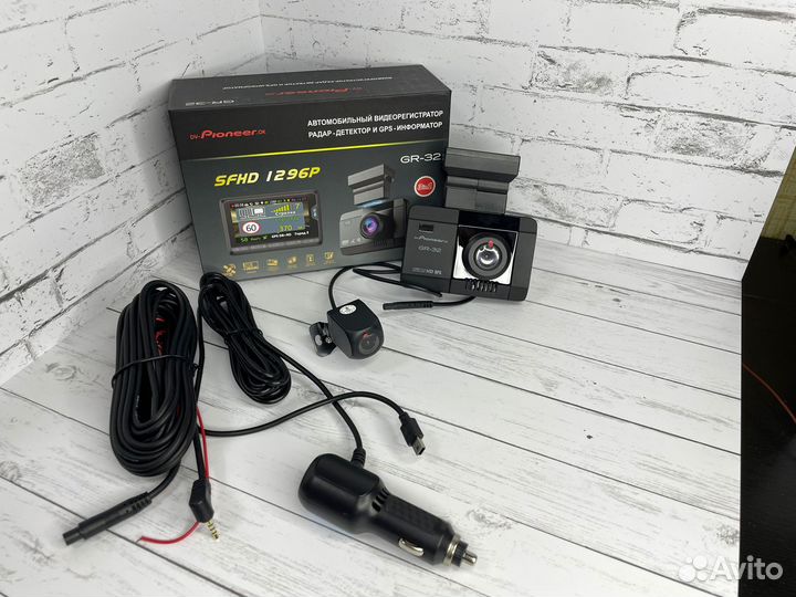 Видеорегистратор комбо 3В1 pioneer GR-32