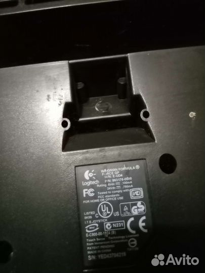 Руль logitech wingman formula force gp без педалей