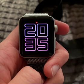 Часы apple watch 3 38 mm silver