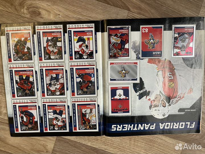 Не полный альбом panini NHL 2015-2016