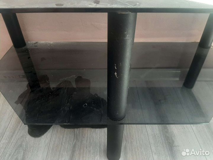 Тумба под тв каленое стекло